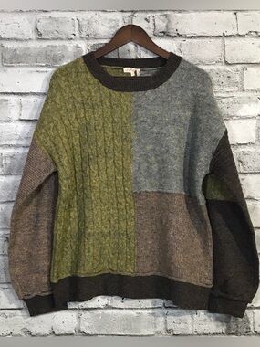 ‘NWT. In the Mix Colour Block Sweater. Size L